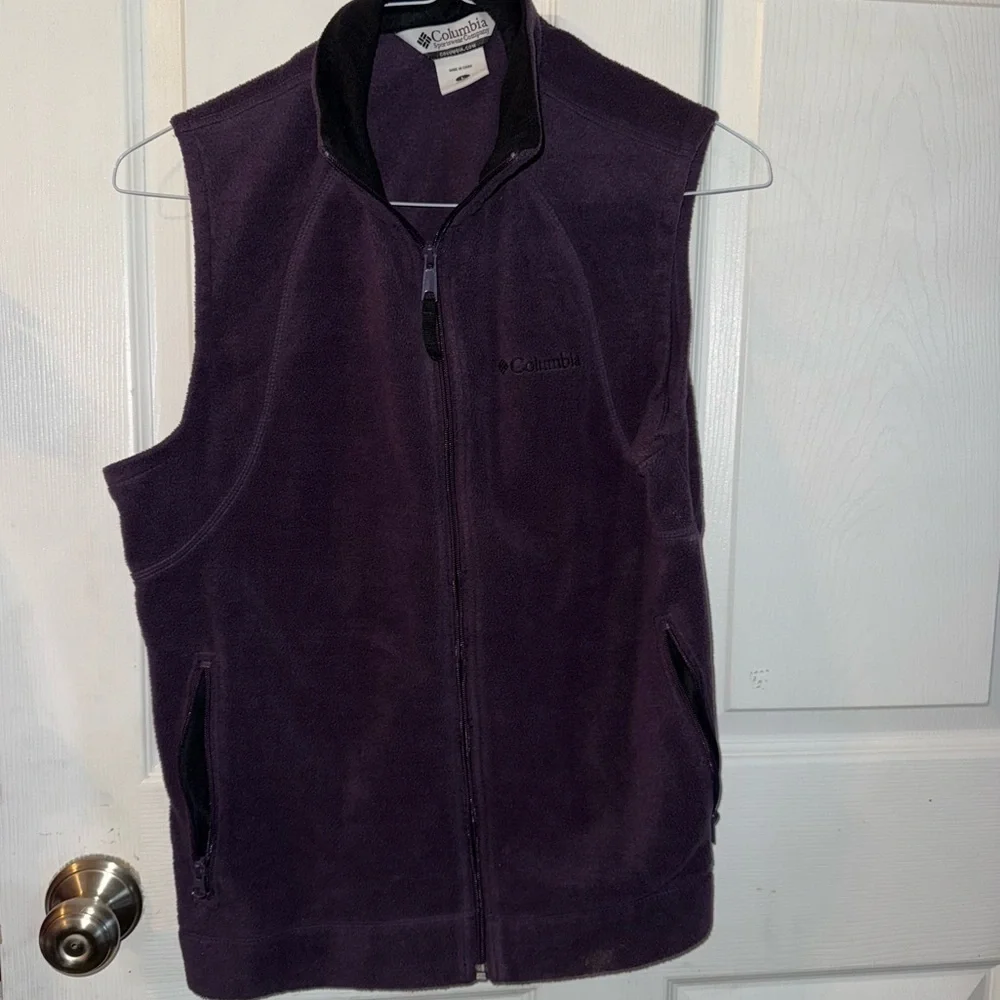 Columbia Purple Fleece Vest - Picture 1 of 5